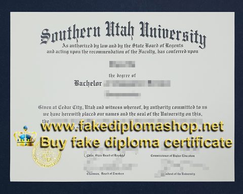 SUU Fake Diploma Buy A Southern Utah University Diploma Online