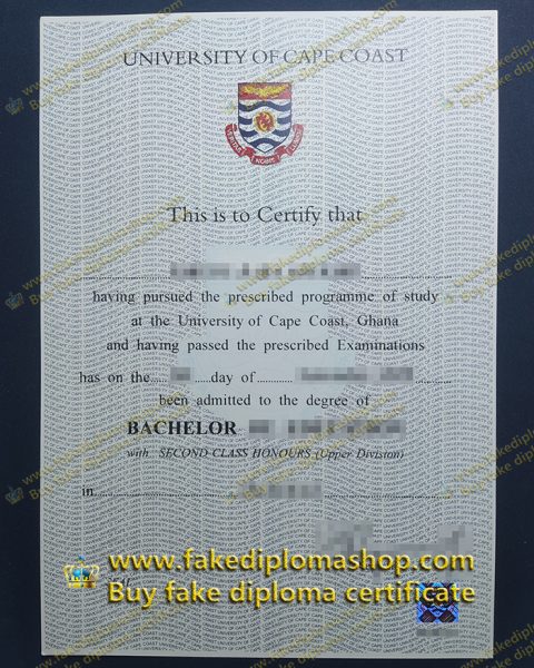 Buy A Fake University Of Cape Coast Diploma As The Official