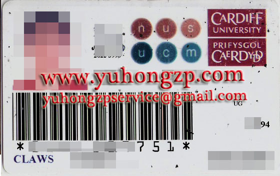 Cardiff university student card