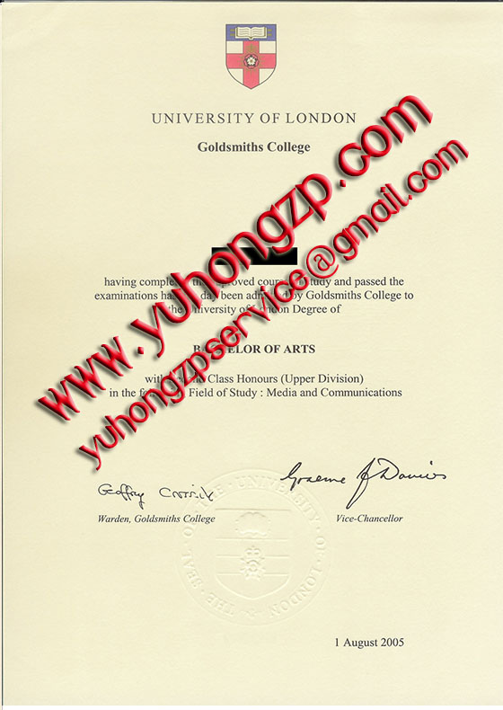 Goldsmiths degree