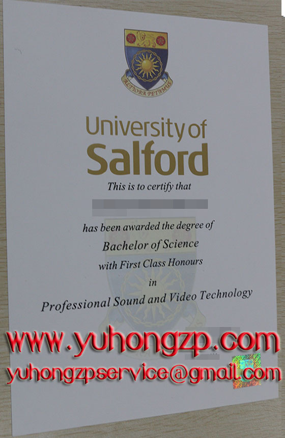 Salford University degree