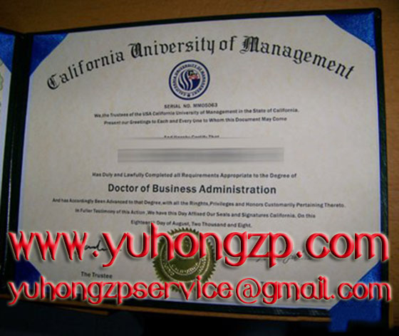 California University of Management degree