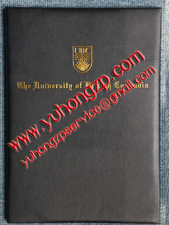 UBC diploma hard cover 