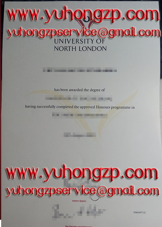 University of North London degree