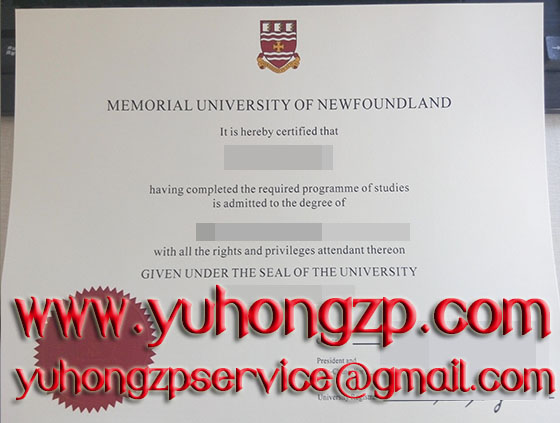 Memorial University of Newfoundland degree