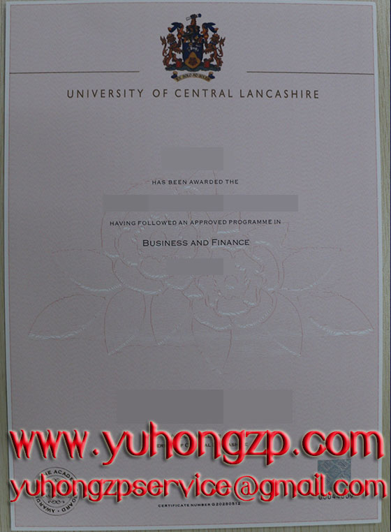 University of Central Lancashire(UCLan ) degree
