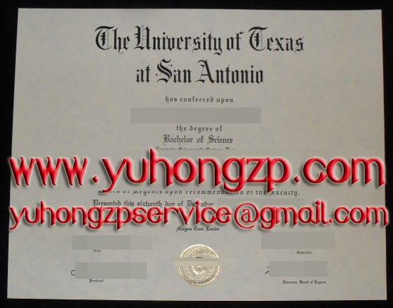 University of Texas at San Antonio UTSA degree