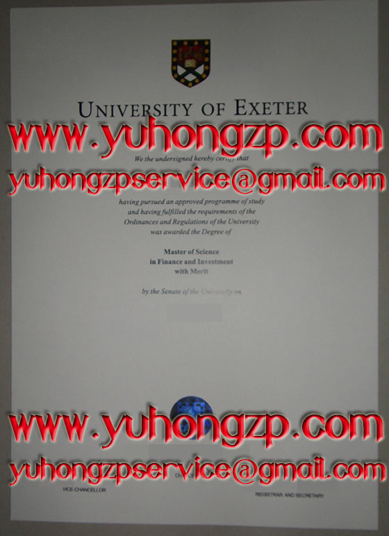 University of Exeter degree