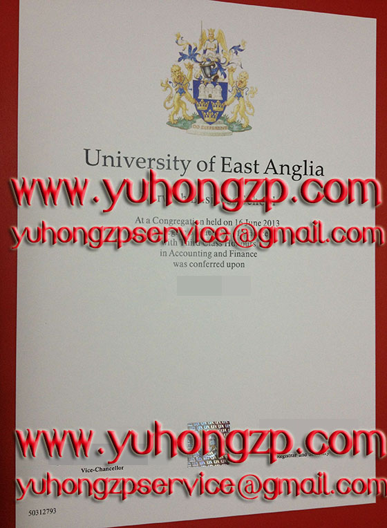 University of East Anglia degree