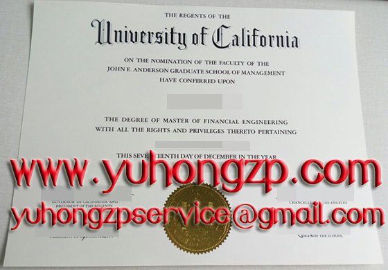 University of California, Riverside certificate (UC Riverside）degree