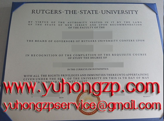 Rutgers University degree