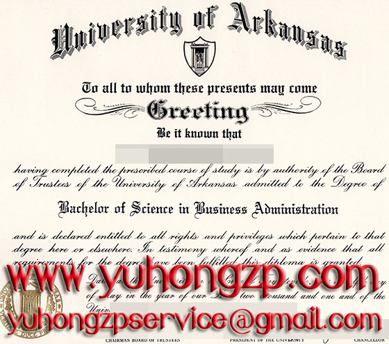 University of Arkansas degree