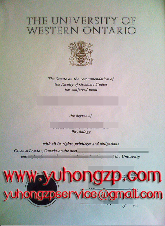 University of Western Ontario degree