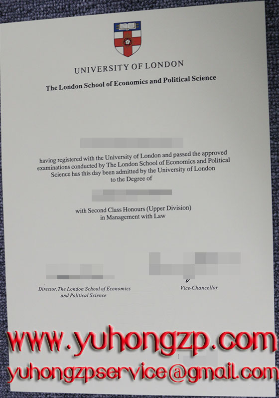 LSE degree certificate