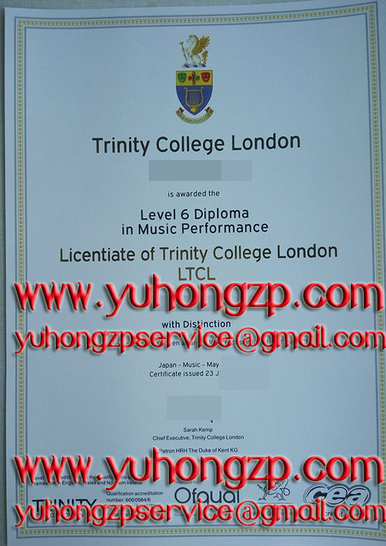 Trinity College London degree TCL diploma