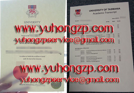 University of Tasmania degree and transcript