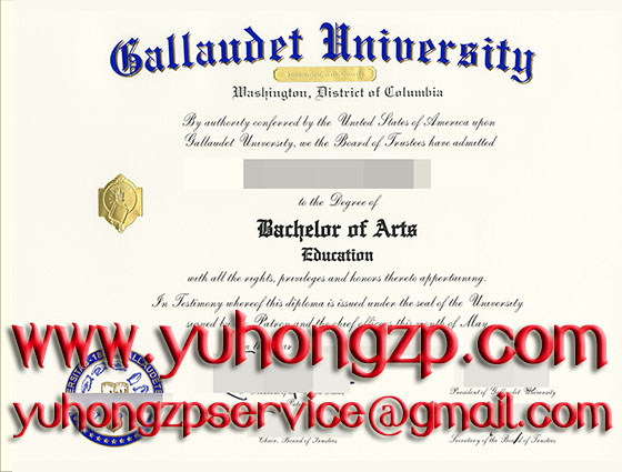 Gallaudet University degree 