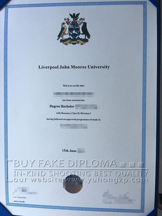 Liverpool John Moores University diploma