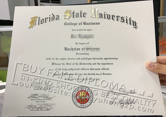 Florida State University diploma