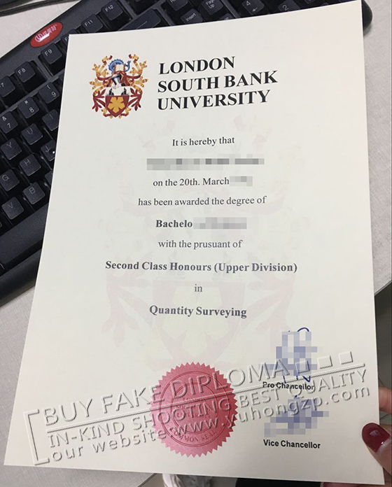 LSBU diploma