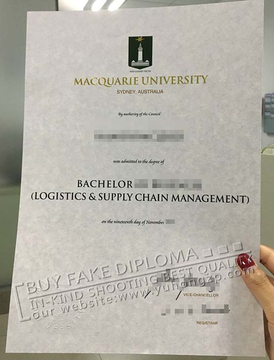 Macquarie University degree fake