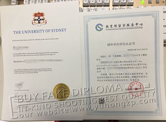 University of Sydney degree registration