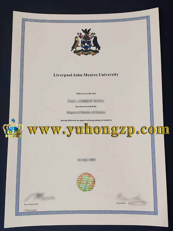 LJMU certificate