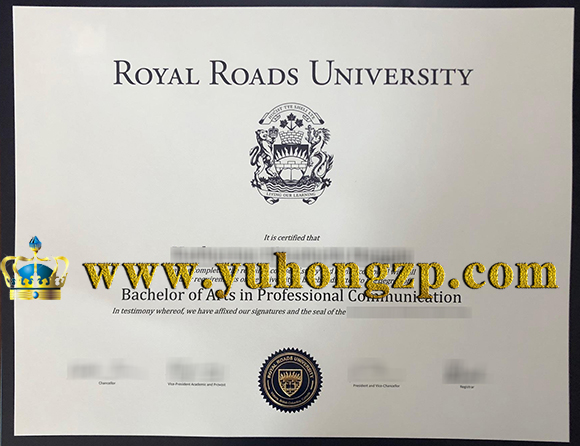 Royal Roads University degree of Bachelor of arts in professional communication