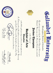 Fake diploma and transcript. buy Gallaudet University degree in US