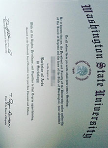 Buy Washington State University degree with real hologram