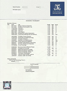 Melbourne University transcript. buy fake diplom and transcript from Australia?