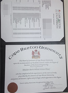 Cape Breton University diploma and transcript online, buy fake CBU diploma