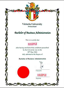 Victoria University degree in Switzerland, buy a fake diploma and transcript