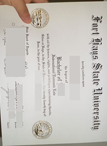 Fort Hays State University diploma, buy fake diploma and transcript in Atlanta