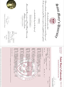 fake diploma and transcript, buy fake St. Marys University degree online