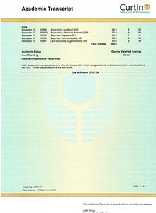 Curtin University of Technology transcript, buy fake diploma and transcript online