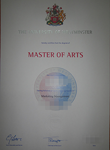 University of Westminster degree, buy fake diploma and transcript of Westminster university