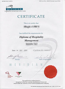 the meridian international hotel school degree, buy fake diploma and transcript online