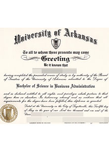 University of Arkansas degree, buy fake diploma and transcript online