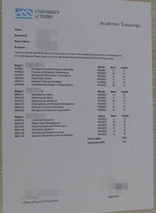 University of Derby transcript, buy fake diploma and transcript of Derby University