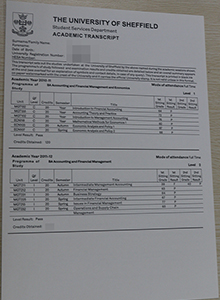 University of Sheffield transcript, buy fake diploma and transcript certificate