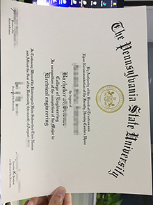 Buy a PSU diploma, Pennsylvania State University phony degree certificate