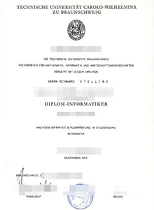 Technische Universität Carolo-Wilhelmina zu Braunschweig degree