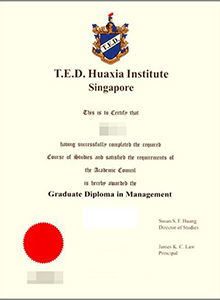 T.E.D Huaxia Institute Singapore degree, fake diploma and transcript online