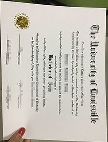 UofL diploma certificate template, buy University of Louisville diploma