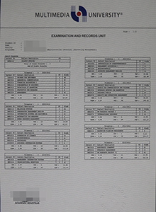 Multimedia University transcript, fake Multimedia University degree