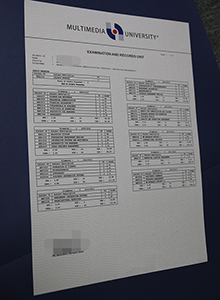 Multimedia University transcript, buy fake dergee of MMU certificate