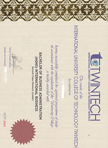 International University College of Technology Twintech diploma