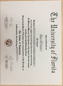 Buy novelty UF degree, UFL false diploma certificate U.S.