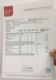 Buy fake University of South Wales transcript, South Wales final record replica